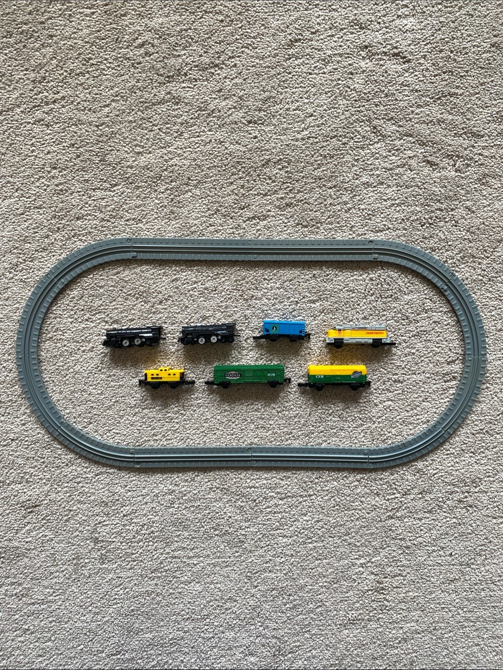 1989 Micro Machines Train Set and Track